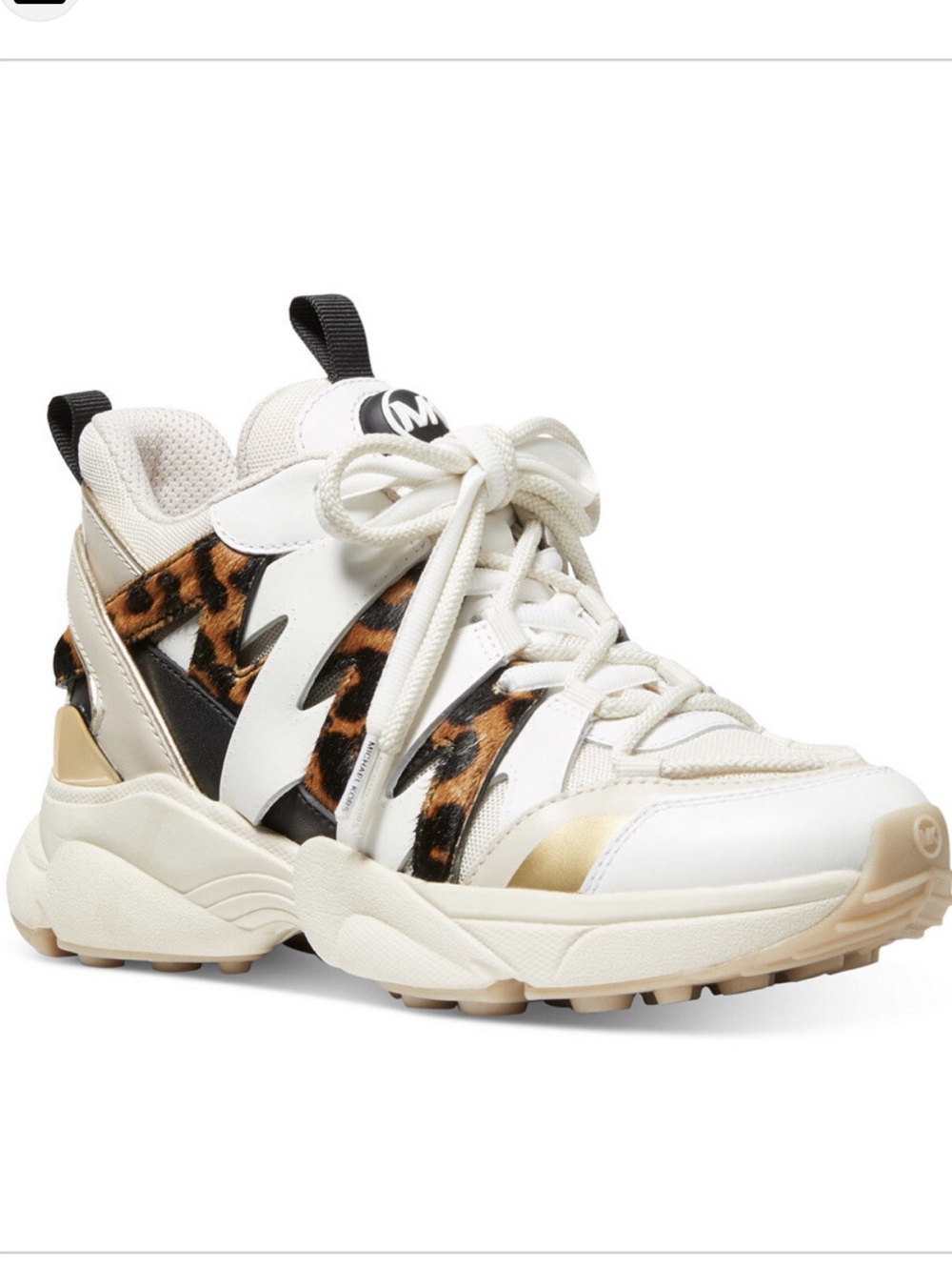 Michael Kors Olympia Leopard Print Chunky Dad Sneakers Women’s Size 11